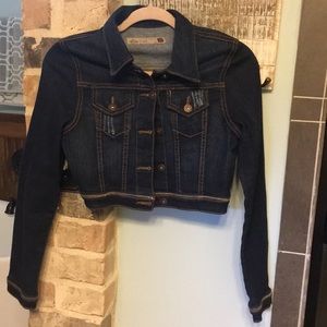 Like New Women’s Cropped Denim Jacket